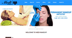 Desktop Screenshot of medimakeup.com